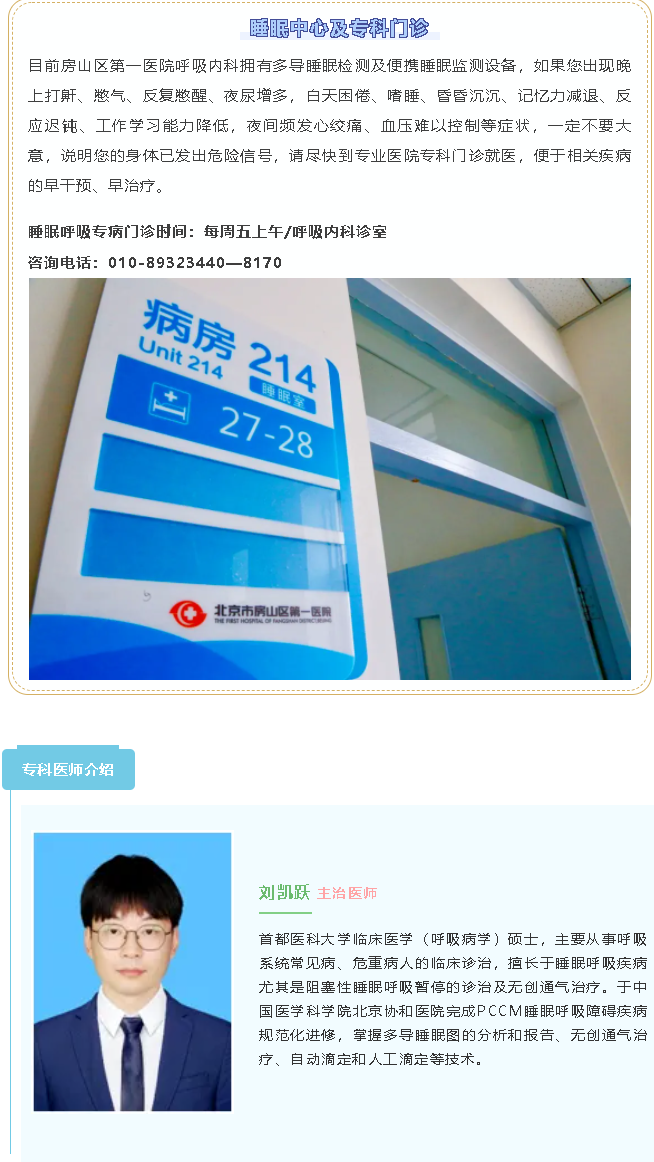呼吸内科——睡眠中心及专科门诊(图1)