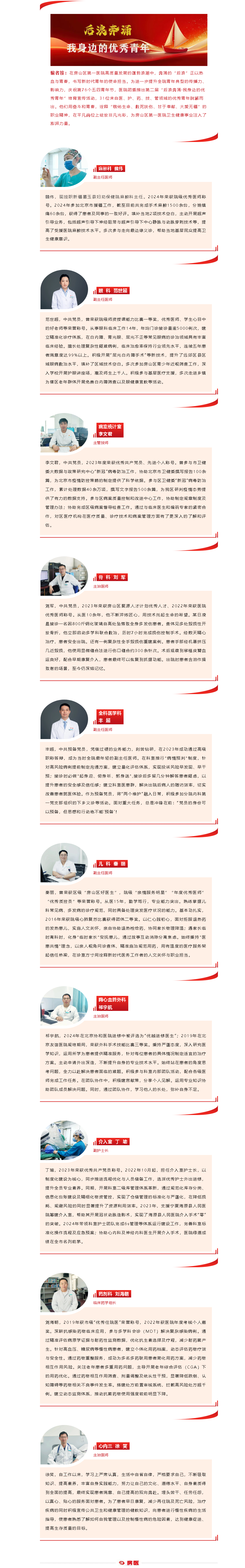 风采展示｜后浪奔涌 • 我身边的优秀青年（一）(图1)