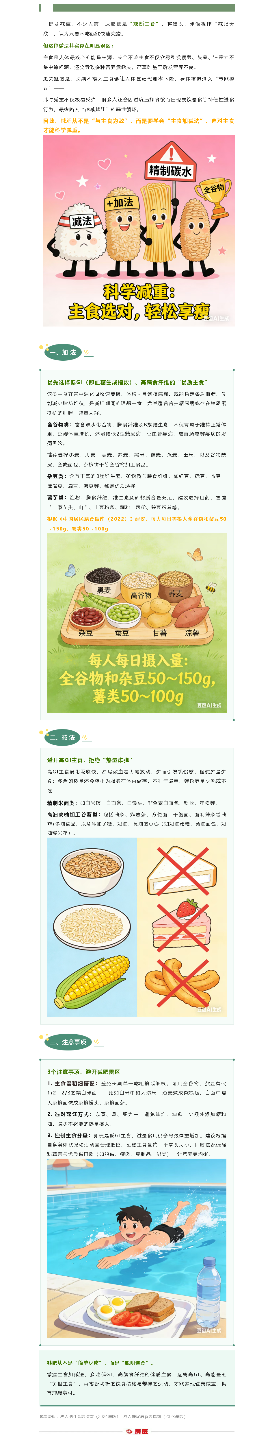 食物加减法：开启科学减重新旅程——主食篇(图1)